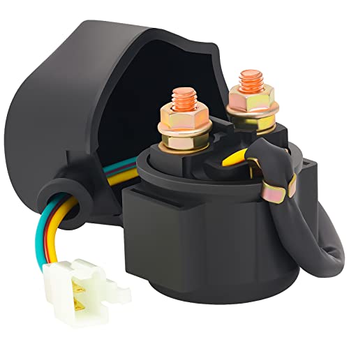 Starter Solenoid Relay for 4-Stroke GY6 Engine 50cc 70cc 90cc 100cc 150cc 200cc 250cc ATV Dirt Bikes Scooters Go Kart Dne Buggys Quad 4 Wheelers Pit Bike Moped Roketa SSR Taotao Sunl Coolster