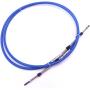 ABA-CABLE-10-GY Outboard Engine Remote Control 33C Throttle Shift Cable 10ft for Yamaha Boat Motor Steering System 3.048m Blue, Universal Type 3300/33C