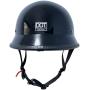 Motorcycle Helmet German Style Half Helmet Skull Cap Adult Men Women Half Shell Helmet, DOT Approved Retro Half Face Helmet for Cruiser Scooter Chopper (Large)