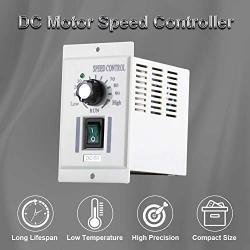 DC Motor Speed Controller AC 110V Input DC 24V-90V Output Motor Speed Controller Switch Electric Speed Regulator for Permanent Magnet DC Motor 400W DC-51