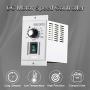 DC Motor Speed Controller AC 110V Input DC 24V-90V Output Motor Speed Controller Switch Electric Speed Regulator for Permanent Magnet DC Motor 400W DC-51