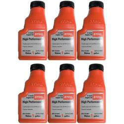 STIHL 0781 319 8008 2.6 Ounce High Performance 2 Cycle Engine Oil, 6 Pack