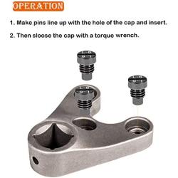 Outboard Trim/Tilt Pin Wrench MT0009-35mm x 6mm for Showa Yamaha Suzuki Honda Johnson and Evinrude Outboards Remove Trim/Tilt Caps, Trim Seals on Hydraulic Cylinders