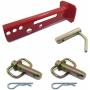 The ROP Shop PLOW Leg, Lock PIN, 2 Hitch PINS 61353 93028 for Western Uni-Mount Snowplow