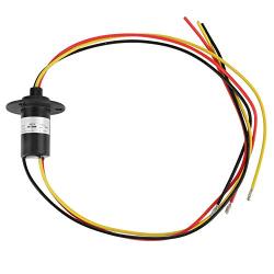 FTVOGUE Mini 3 Wires Slip Ring Plastic Electron Component 250RPM 15A 0-600V for Wind Turbine Power Generator,Dynamo