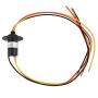 FTVOGUE Mini 3 Wires Slip Ring Plastic Electron Component 250RPM 15A 0-600V for Wind Turbine Power Generator,Dynamo