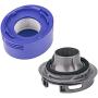 Motor Rear Cover Fit for Dyson V7 V8 Vacuum Cleaner (1 Cover + 1 Filter)