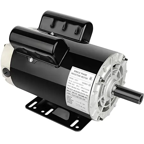 5HP Air Compressor Motor Single Phase Electric Motor 3450RPM 208V-230V 7/8