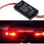 BlyilyB Motorcycle Blinkers Indicator Turn Signal Amber Flowing Sequential Lamp And Flash Strobe Controller Flasher Module for 3rd LED Brake Lamp Tail Stop Lamp