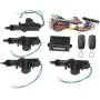 Universal Car Door Lock 4PCS,Geevorks 12V Door Lock Actuator Keyless Entry System with 2 Remote Controller (Remote 50-80m),Central Control Locking Kit with Trunk Release Button