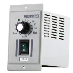 24V-90VMotor Speed Controller Adjustable Single Phase Motor Speed Controller 0.02-400w Input AC 110V for 24V, 36V, 90V DC Motors