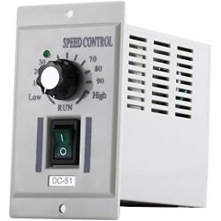 DC Motor Speed Controller AC 110V Input DC 24V-90V Output Motor Speed Controller Switch Electric Speed Regulator for Permanent Magnet DC Motor 400W DC-51