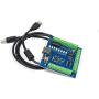 RATTMMOTOR Mach3 USB CNC Controller Board 4 Axis CNC Motion Control Card USB Interface Breakout Board 100Khz with Cable for CNC Router Engraving Machine, Servo Motor, Stepper Motor
