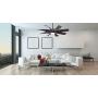 Minka-Aire F788L-GS Dream Star 60 Inch Ceiling Fan with Integrated LED Light and DC Motor in Graphite Steel Finish