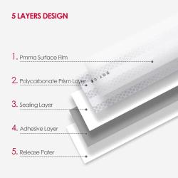 Reflective Tape White Silver 1InX50Ft DOT-C2 Outdoor Waterproof Conspicuity Safety Tape Trailer Self Adhesive Warning Caution Reflector Tapes for Cars Clothing Bikes Helmets Motorcycle