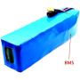Jieoto 48V 20000mAh 13S 6P E-Bike Battery Lithium-Ion Electric Wheelchairs Battery Waterproof PVC Battery Pack Fits for 200W-750W Electric Bicycle Motor w/BMS + Charger
