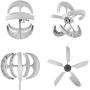 XIMULIZI 8000W Wind Turbine Generator Kit Wind Turbine Motor with Controller 5 Blades Wind Power Machine for Home Street Lighting Hybrid Solar Wind System Windmill Generator,24v