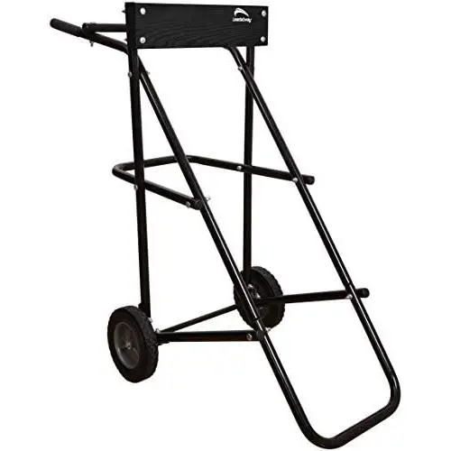 LEADALLWAY Outboard Boat Motor Stand Carrier Cart Dolly Storage Pro Heavy Duty Multi Purposed Engine Stand