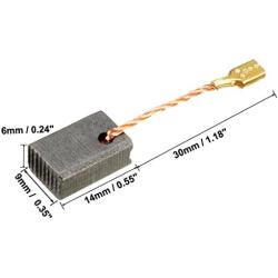 uxcell Carbon Brushes,for Electric Motor,14mmx9mmx6mm,Power Tool,Polisher,Replacement Repair Part 10pcs
