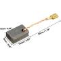 uxcell Carbon Brushes,for Electric Motor,14mmx9mmx6mm,Power Tool,Polisher,Replacement Repair Part 10pcs