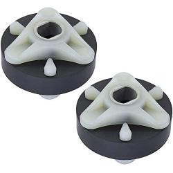 [NEW] Heavy Duty 285753A Motor Coupling METAL Core Replacement Part by Canamax - Compatible with Direct Drive Kenmore Whirlpool Washers - Replaces 119596 285140 3364003 3364002 AP3963893 - Pack of 2
