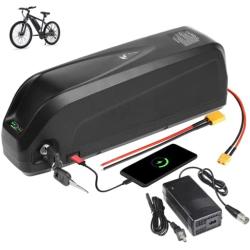H HAILONG Ebike Lithium Battery 48v/36V/52V 15AH, Lithium Battery for 350W 500W 750W 1000W Electric Mountain Bike, Bike Motor Conversion Kit, Bicycle Motor Kit, Electric Bike Battey…