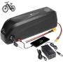 H HAILONG Ebike Lithium Battery 48v/36V/52V 15AH, Lithium Battery for 350W 500W 750W 1000W Electric Mountain Bike, Bike Motor Conversion Kit, Bicycle Motor Kit, Electric Bike Battey…