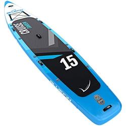 Bluefin Cruise SUP Package | Stand Up Inflatable Paddle Board | 6” Thick | Fibreglass Paddle | Kayak Conversion Kit | All Accessories | 5 Year Warranty | Multiple Sizes: Kids, 10’8, 12’, 15’