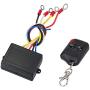 AMOSKAMAR 12V-24V Wireless Winch Remote Control Switch Set with Receiver Waterproof Universal for Jeep Truck ATVs Winches