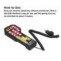 Mach3 CNC Manual Controller, 4 Axis USB Handwheel Electronic Handbrake Remote Controller for CNC Engraving Machine