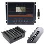 MHJYD 80A PWM Solar Charge Controller 12V 24V LCD Display PV Battery with 5V USB Solar Charger Regulator (Color : Black, Size : 80A)