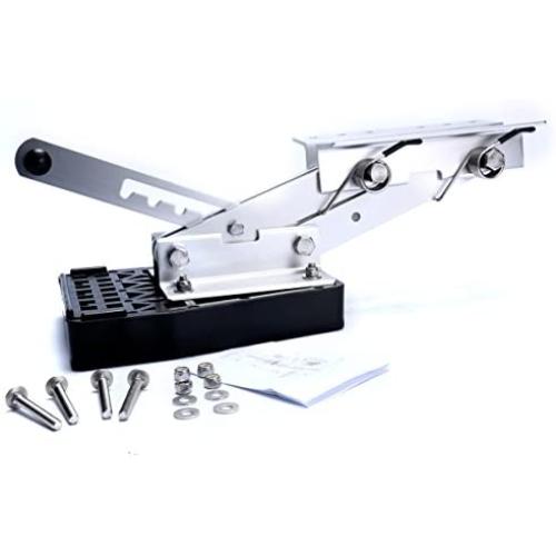 Amarine Made Heavy Duty Aluminium Marine Outboard Auxiliary Boat Motor Bracket 7.5hp-20hp - 07953aa-FBA