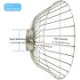 BXI Propellers Safety Cage Prop Protection Trolling Motor Propeller Protector Anti-Winding Anti Aquatic Plants Canoe Kayak Boat Thrust Protective Stainless Steel Net