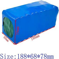 WOGQX 36V 30Ah E-Bike Lithium Battery Pack 10S4P 18650 Li-ion Battery Built in BMS 500W Adjustable High Performance Motor for Electric Bicycle Scooter Electric Wheelchairs with Charger