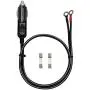 SCCKE Heavy-Duty 14AWG 20A Male Plug Cigarette Lighter Adapter Power Supply Cord with 3ft / 0.92m 14 AWG Cable Wire For Car inverter Air pump electric cup and DIY