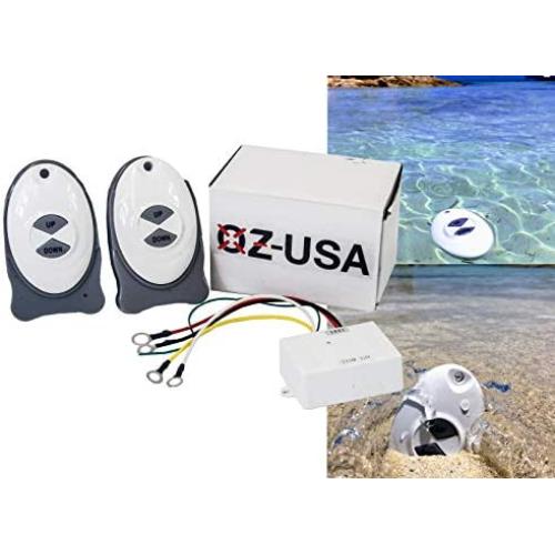 OZ-USA® Anchor Remote Windlass Wireless Switch Boat Sail Trim Controller Tugboat Ferry Yacht Airboat Fishing Vessels