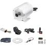 Kunray 48V Go Kart Motor Kit 1000W Electric Brushless DC Motor Kits 3500RPM with 30A BLDC Mid Motor Speed Controller Handlebar Twist Grip Throttle (48V1000W Kits with Mounting Bracket)