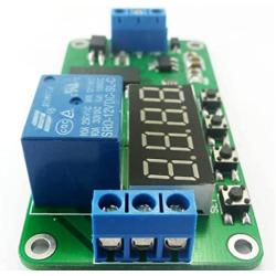 Tuimiyisou Relay Module Board Switch Motor Time Adjustable Delay Relay DC 5V 6V 9V 12V Intelligent Controller Industrial Control Components-Module