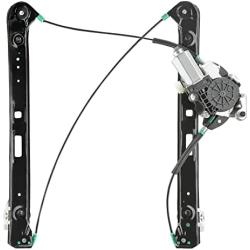 A-Premium Power Window Regulator with Motor Replacement for BMW E46 325i 328i 330i 1999-2005 Sedan Wagon Front Left Driver Side