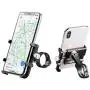 DS. DISTINCTIVE STYLE Aluminum Universal Bike Phone Mount for 31.8 mm Handlebar 360 Degree Rotatable Motorcycle Phone Holder Adjustable Cycling Phone Mount - Black