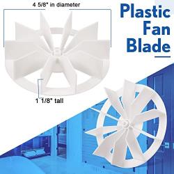 Bathroom Vent Fan Motor and Wheel Replacement Electric Motors Kit Compatible with Nutone Broan 50CFM 120V
