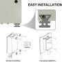 UYGALAXY Greenhouse Roll Up Motor Timer Controller Automatic for Ventilation with AC110V to DC24V Transformer Timing Control Open Close Greenhouses Film Side Roof Curtain