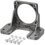MECCANIXITY Motor Bracket Motor Mounting Holder 49x99x68mm Brown for 60/68KTYZ Motor with Screws