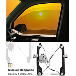 A-Premium Electric Power Window Regulator With Motor Compatible with Cadillac SRX 2010-2015 Saab 9-4X 2011 Front Right Passenger Side