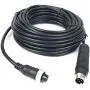 Lapetus 32FT 10M Car Video 4-Pin Aviation Extension Cable for CCTV Rearview Camera Truck Trailer Camper Bus Motorhome Vehicle Backup Monitor System Waterproof Shockproof (32FT)