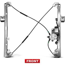 A-Premium Power Lift Window Regulators with Motor Replacement for Chevrolet Silverado 1500 2500 Tahoe GMC Yukon Sierra Cadillac Escalade Front Left and Right 2-PC Set