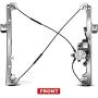 A-Premium Power Lift Window Regulators with Motor Replacement for Chevrolet Silverado 1500 2500 Tahoe GMC Yukon Sierra Cadillac Escalade Front Left and Right 2-PC Set