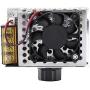 Pulse Wave Modulator With Fan, 4000W SCR Electronic Voltage Regulator Dimmer Temperature Controller Motor Speed Controlling Module Board with Cooling Fan