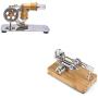Sunnytech Mini Hot Air Stirling Hot Air Stirling Engine Colourful LED Single HA001-M14-03-S