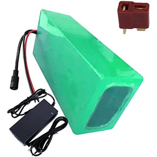 Wnicek 48V 7.8AH E-Bike Lithium Battery 13S 3P 7800mAh Waterproof Battery Pack Suitable for Motors Within 1000W for Electric Scooter Electric Tricycles Electric Motorcycles with Charger